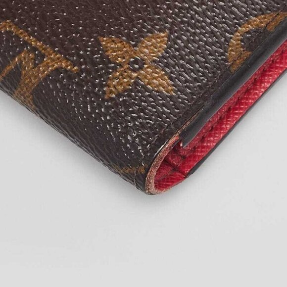 Louis Vuitton Monogram Canvas Cerise Leather Kimono Wallet - Picture 3 of 9